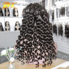 Loose Wave HD Transparent Full Lace Wig Pre-plucked Natural Hairline Deluxe Virgin Hair
