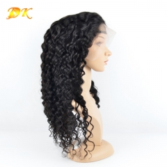 Deep Curly Transparent HD 13x4 13x6 Lace Frontal Wig 100% Plus Virgin Hair