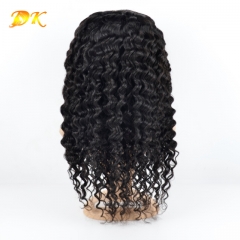 Deep Curly Transparent HD 4x4 5x5 Lace Closure Wig 100% Plus Virgin Hair